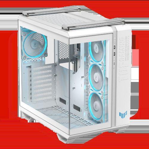 ASUS CASE TUF GAMING GT502 HORIZON TG AR WHITE صندوق ابيض