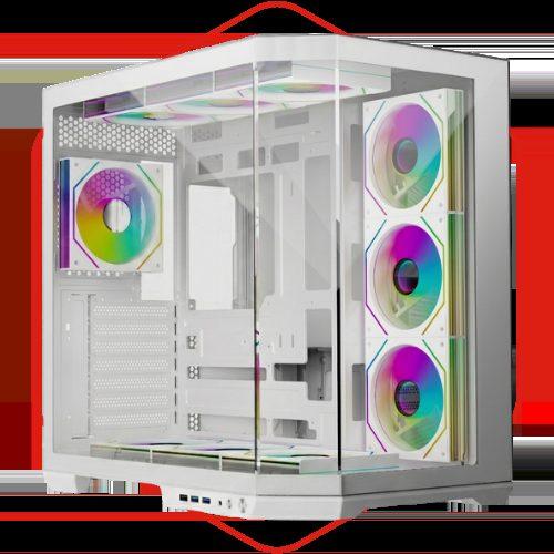 Jungle Leopard AS-01 GAMING CASE WHITE