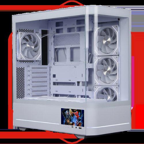 Jungle Leopard AC-02 LCD GAMING CASE WHITE