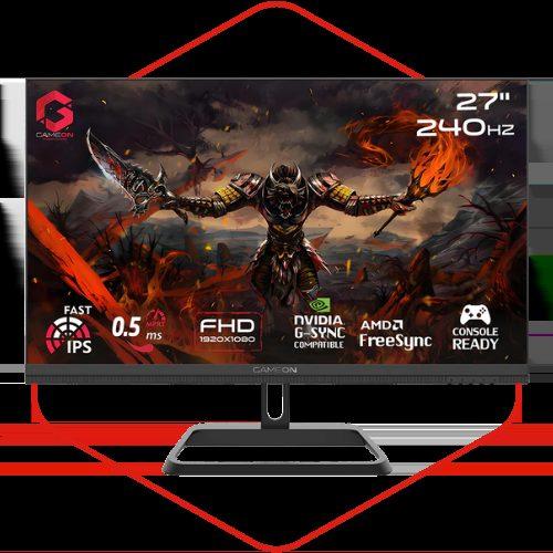 GAMEON GOM27FHD240IPS MIDNIGHT PRO SERIES 27FHD , 240Hz GAMING MONITOR BLACK